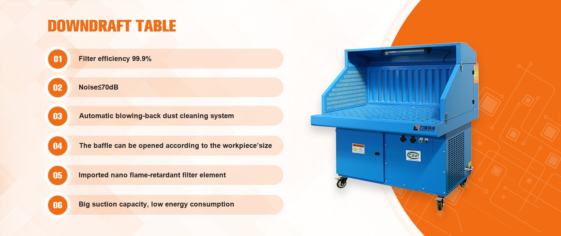 mobile fume extractor_extractor fume_laser dust collector_grind dust