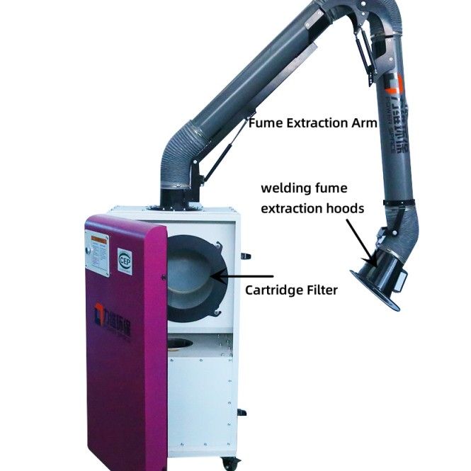 portable welding fume extractor